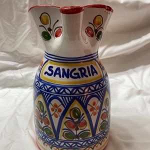 Handmade Spanish Sangria Pitcher